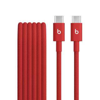 Beats USB-C to USB-C Woven Cable 1.5 m – Rapid Red