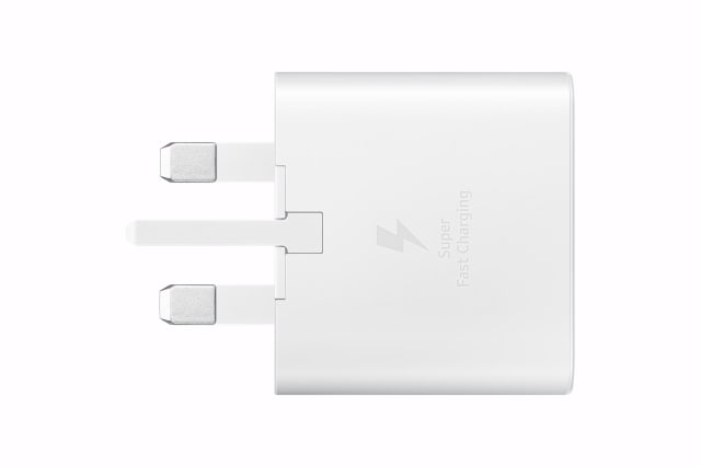 Samsung 25W Super Fast Charger with USB-C Cable – White (UK Plug)